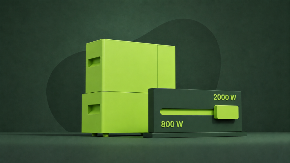 Verhoog je ZinVolt van 800W naar 2000W