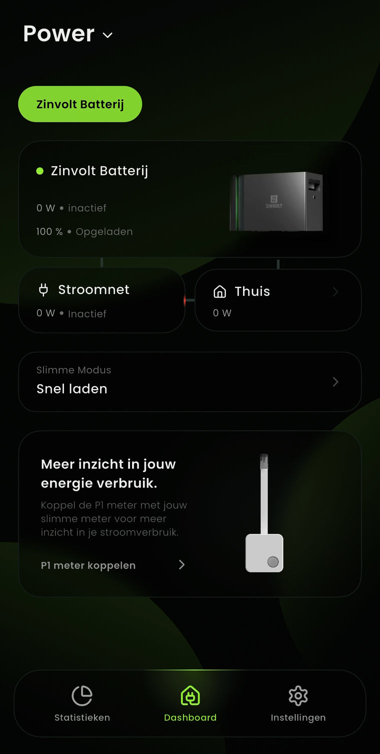 Dashboard en P1-dongle PRO koppelen