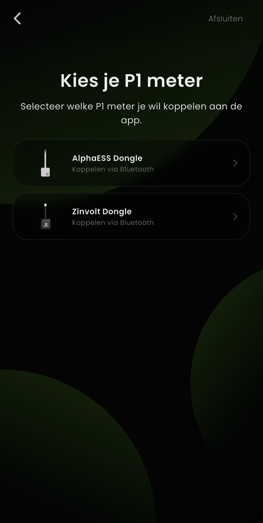 Connecting the P1 dongle PRO