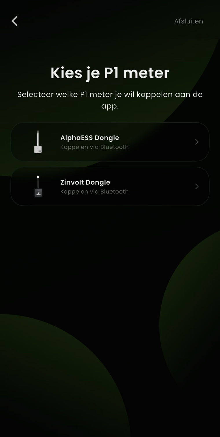 P1-dongle PRO koppelen