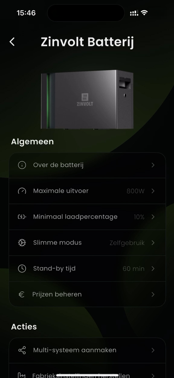 Multisysteem aanmaken