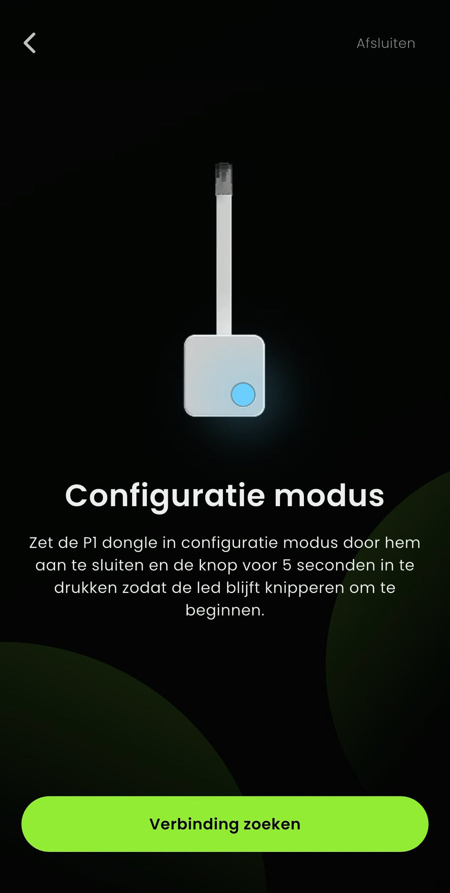 Connecting the P1 dongle PRO