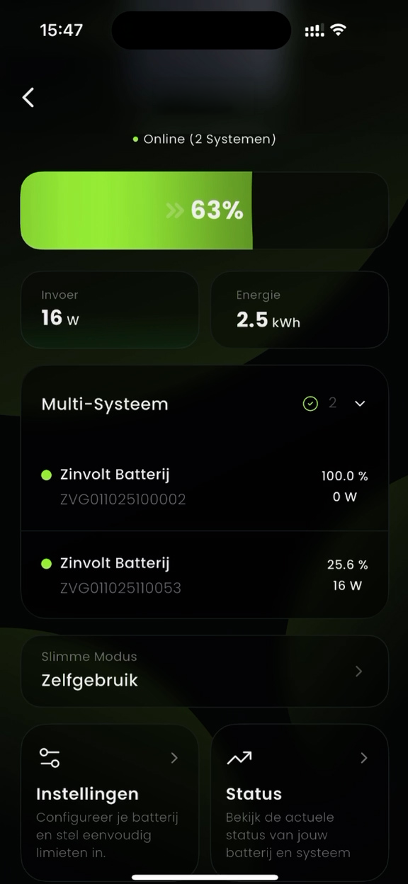 Controleer het multisysteem